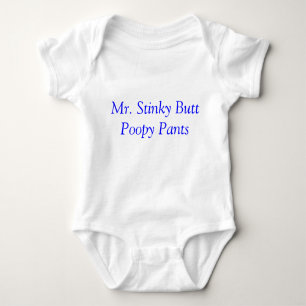 De heer Stinky stomppoep broek Romper