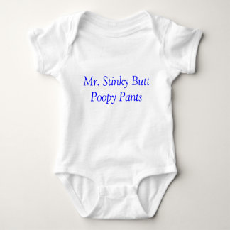 De heer Stinky stomppoep broek Romper