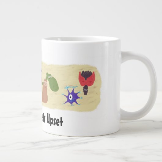 de heer Stomach krijgt de beste jumbo - Mok (Rechts)