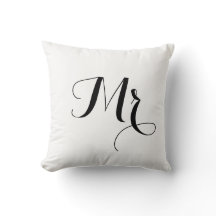 De heer Striped Back Pillow - van een heer en mevr