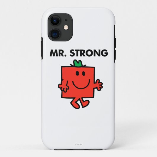 de heer Strong Waving Hallo Case-Mate iPhone Case (Achterkant)