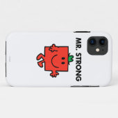 de heer Strong Waving Hallo Case-Mate iPhone Case (Achterkant (horizontaal))
