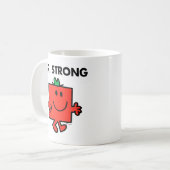 de heer Strong Waving Hallo Koffiemok (Voorkant links)