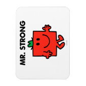 de heer Strong Waving Hallo Magneet (Verticaal)