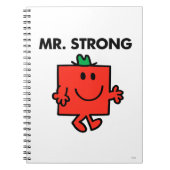 de heer Strong Waving Hallo Notitieboek (Voorkant)