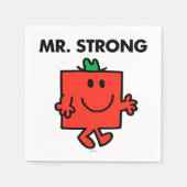 de heer Strong Waving Hallo Servet (Voorkant)