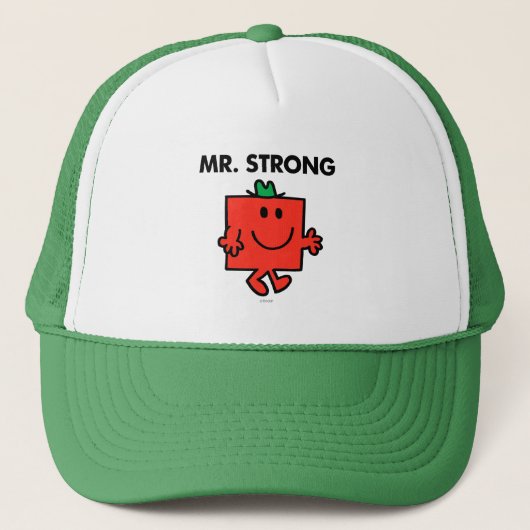de heer Strong Waving Hallo Trucker Pet (Voorkant)