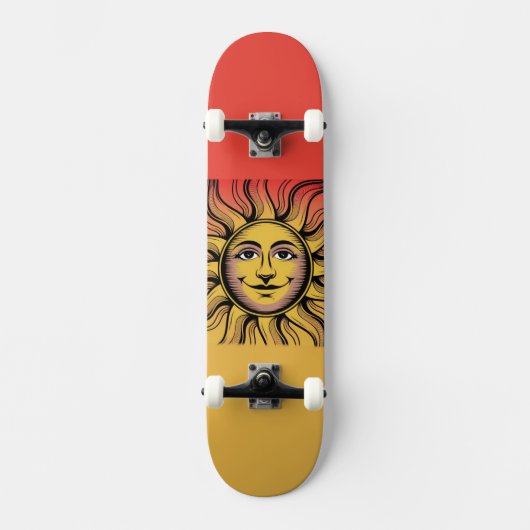 de heer Sunshine Persoonlijk Skateboard (Voorkant)