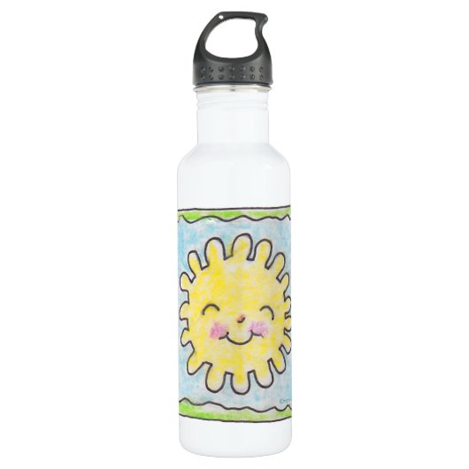 de heer sunshine waterfles  (Voorkant)