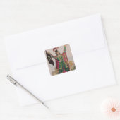 De heer T.P.Cooke in de rol van de vliegende Neder Vierkante Sticker (Envelop)