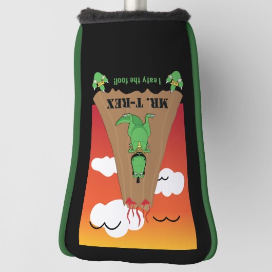de heer T-Rex Golfheadcover (Draai 90)