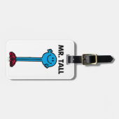 de heer Tall | Permanente band Bagagelabel (Voorkant horizontaal)