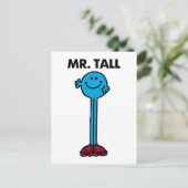 de heer Tall | Permanente band Briefkaart (Staand voorkant)