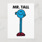 de heer Tall | Permanente band Briefkaart (Voorkant)