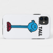 de heer Tall | Permanente band Case-Mate iPhone Case (Achterkant (horizontaal))