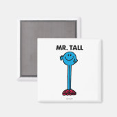 de heer Tall | Permanente band Magneet (Voorkant / Achterkant)