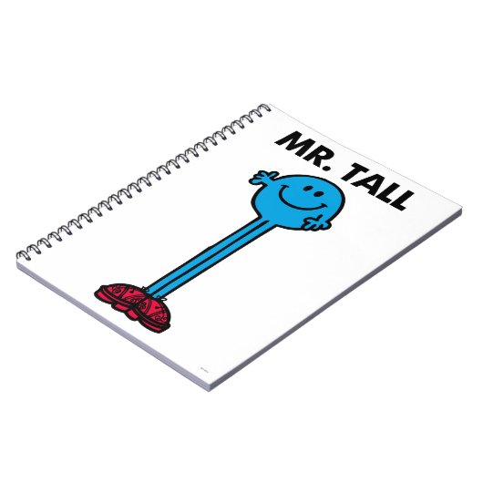 de heer Tall | Permanente band Notitieboek (Linkerzijde)