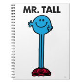 de heer Tall | Permanente band Notitieboek (Voorkant)