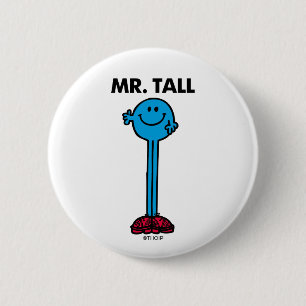 de heer Tall Permanente band Ronde Button 5,7 Cm