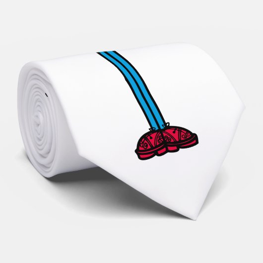 de heer Tall | Permanente band Stropdas (Opgerold)