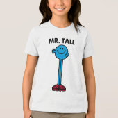 de heer Tall | Permanente band Tri-Blend Shirt (Voorkant)