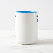 de heer Tall | Permanente band Tweekleurige Koffiemok (Center)