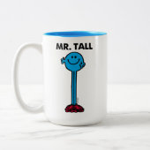 de heer Tall | Permanente band Tweekleurige Koffiemok (Links)