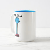 de heer Tall | Permanente band Tweekleurige Koffiemok (Voorkant links)