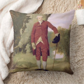 de heer Thrale, c.1770-80 (olie op doek) Kussen (Deken)