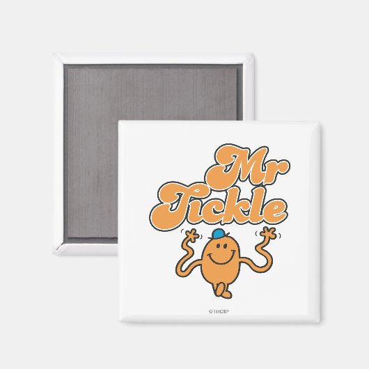 de heer Tickle | Jiggings-wapens Magneet (Voorkant / Achterkant)