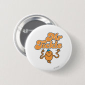 de heer Tickle | Jiggings-wapens Ronde Button 5,7 Cm (Voorkant /achterkant)