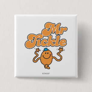 de heer Tickle   Jiggings-wapens Vierkante Button 5,1 Cm