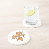 de heer Tickle | Jiggings-wapens Zandsteen Onderzetter (Zijkant)