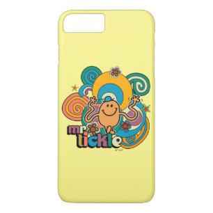 de heer Tickle Psychedelic Swirls, Stars & Flowe Case-Mate iPhone Case