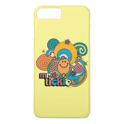 de heer Tickle | Psychedelic Swirls, Stars & Flowe Case-Mate iPhone Case (Achterkant)