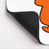 de heer Topsy-Turvy | Ondersteboven Pet & Cane Muismat (Hoek)