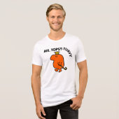 de heer Topsy-Turvy | Ondersteboven Pet & Cane Tri-Blend Shirt (Voorkant volledig)