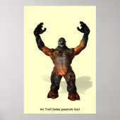 De heer Troll haat ook pinda's! Poster (Voorkant)