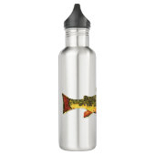 de heer Trout Whiskers' Brookie, salvelinus fontin Waterfles (Links)