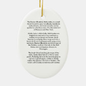 de heer truman keramisch ornament (Achterkant)