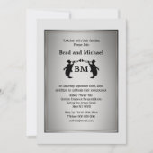 De heer Trumpet en de heer Trumpet blower grooms S Kaart (Voorkant)