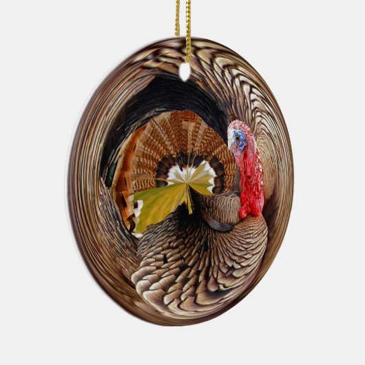 de heer Turkey Keramisch Ornament (Rechts)