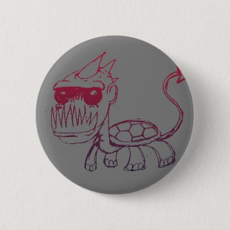 de heer Turtle Monster Ronde Button 5,7 Cm