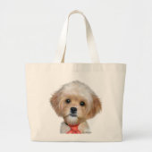 De heer TW de Cavapoo Grote Tote Bag (Voorkant)