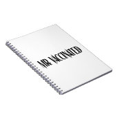 de heer Vaccinated Notitieboek (Rechterzijde)