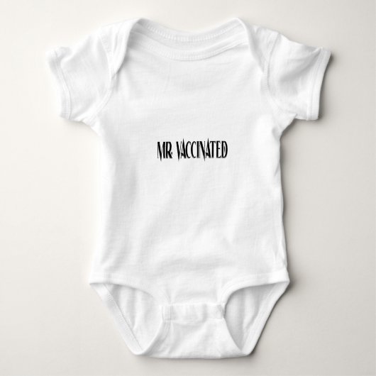 de heer Vaccinated Romper (Voorkant)