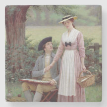 De heer van Burleigh en zijn geliefde