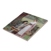 De Heer van Burleigh en zijn Ware Liefde Tegeltje (Zijkant)