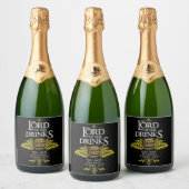 De Heer van de Dranken Bier Sparkling Wijnetiket (Flessen)