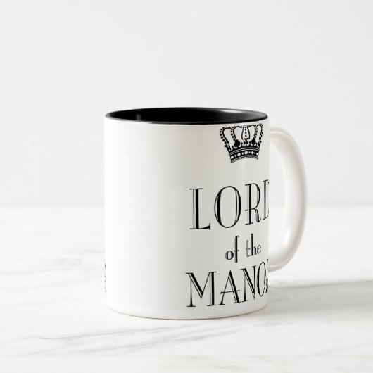 De heer van de Manor mok (Voorkant rechts)